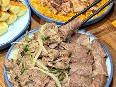 -明洞阿姨·韩式酱蟹烤肉·创意料理(三元桥店)