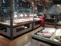 面包甜点陈列柜-比格比萨自助(万柳华联店)