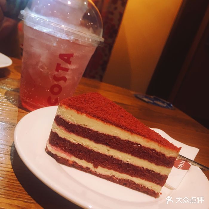 costa coffee(岭南天地店)红丝绒蛋糕图片 - 第214张
