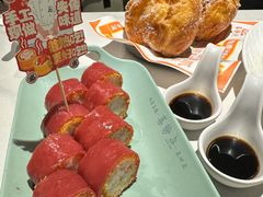 升级版墨鱼鲜虾红米肠-喜势点·糖沙翁手工茶点·本地人茶居(永庆坊店)