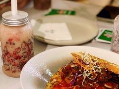手制番茄牛肉酱意面-野萃山·潮汕厚果汁(十亩地店)