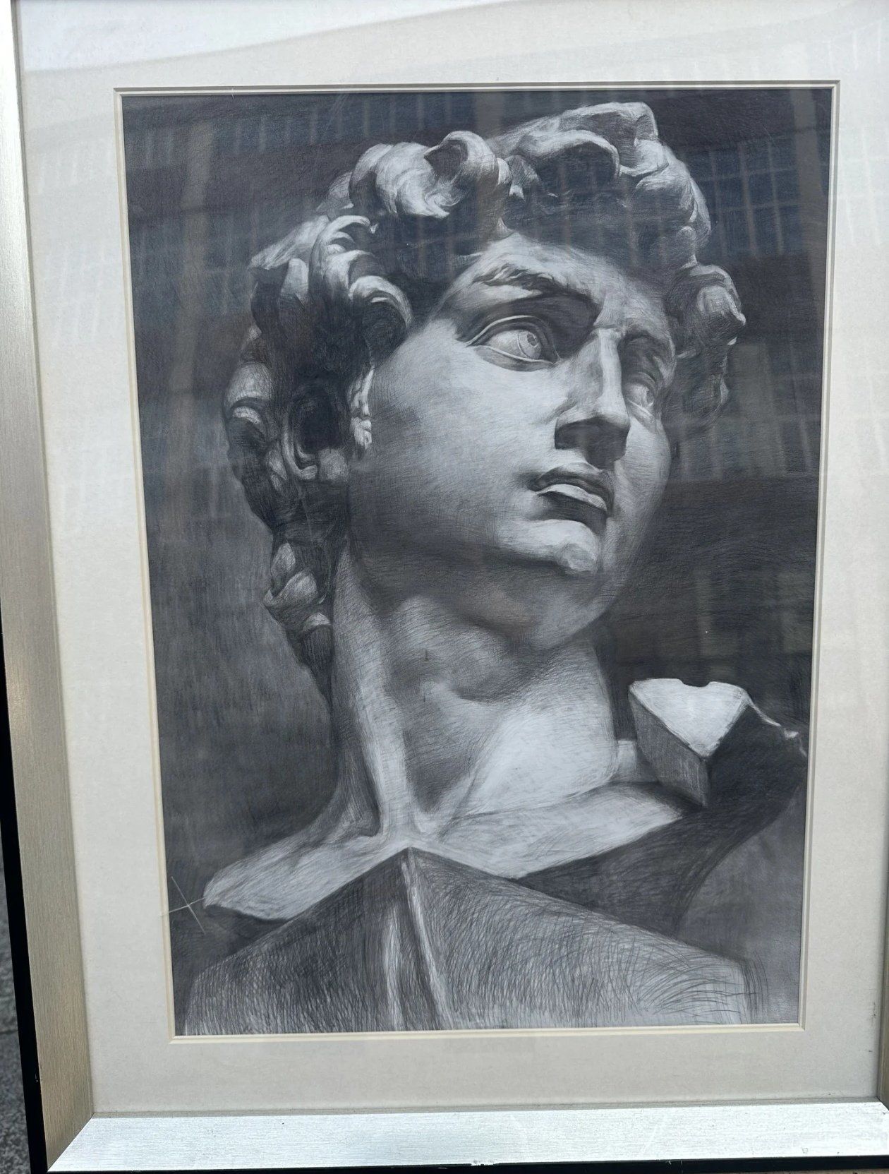 老师的素描石膏像作品,喜欢可以点赞收藏