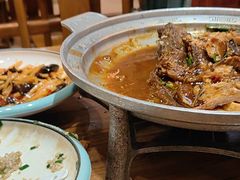 -东来菜馆•手抓海鲜家常菜•海鲜锅贴(鸽子窝店)
