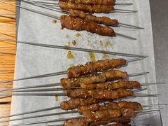 秘制羊肉小串-金太阳海鲜烧烤·本地人餐厅(南沙店)