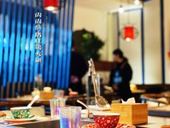 餐具摆设-尚尚仙·酸汤猪手·猪肚鸡火锅(华联万柳购物中心店)