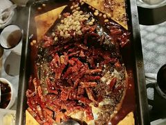 重庆豆花烤鱼-探鱼·鲜青椒爽麻烤鱼(西南商都店)