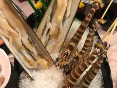 竹蛏王-鲜入围煮花胶鸡海鲜火锅