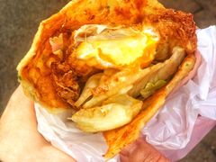 -小红车炸蛋葱油饼