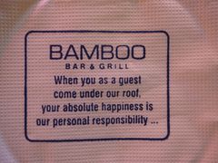 餐具摆设-Bamboo Bar & Grill Restaurant