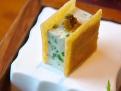脆皮香椿豆腐-龙吟山房(青龙山庄店)