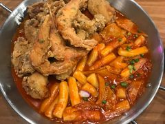 炸鸡翅配年糕-HOTISLAND海鸡岛·韩国料理(江南西店)