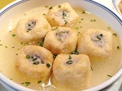 龙井油豆腐塞肉-桂花龙井餐厅