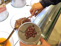 网红水泥灰元气水果杯-溪边姑娘·拉丝酸奶水果捞(春熙路店)