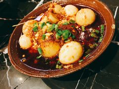 鹌鹑蛋-巴四老城区炭火蛙锅(张江店)