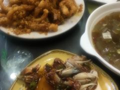 炸鱿鱼条-天伦海鲜·老味道·青岛菜(栈桥天主教堂店)