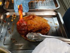 -小红车炸蛋葱油饼