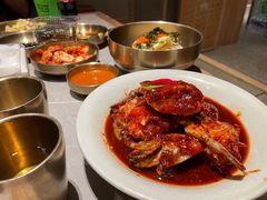 -草家酱蟹炭火烤肉店(珲春南路一店)