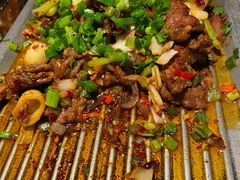 葱椒爆牛肉-绿茶餐厅(深圳龙华天虹购物中心店)