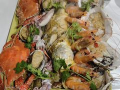 海鲜中咖拼盘-阿尔法海鲜排档(爱琴海店)