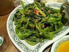 马拉盏炒通菜-大头虾越式风味餐厅(光明广场店)