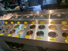 自助调料区-義聚德·清真铜锅涮羊肉·烧烤(河东店)