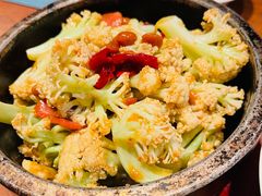 生炒有机花菜-大树餐厅(益田假日店)