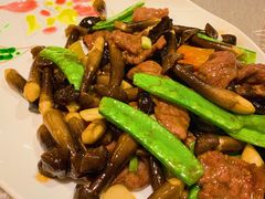 鲜鸡松茸炒牛肉-香云轩·顺德菜(香云纱园林酒店店)