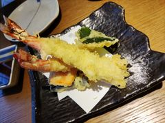 京葱丝炸虾天妇罗-水之惠鲜鱼料理(王府大街店)