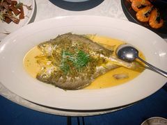 雪菜蒸野生大黄鱼-麟1929(外滩店)