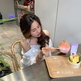夏天的第一份刨冰🍧是桃子味的