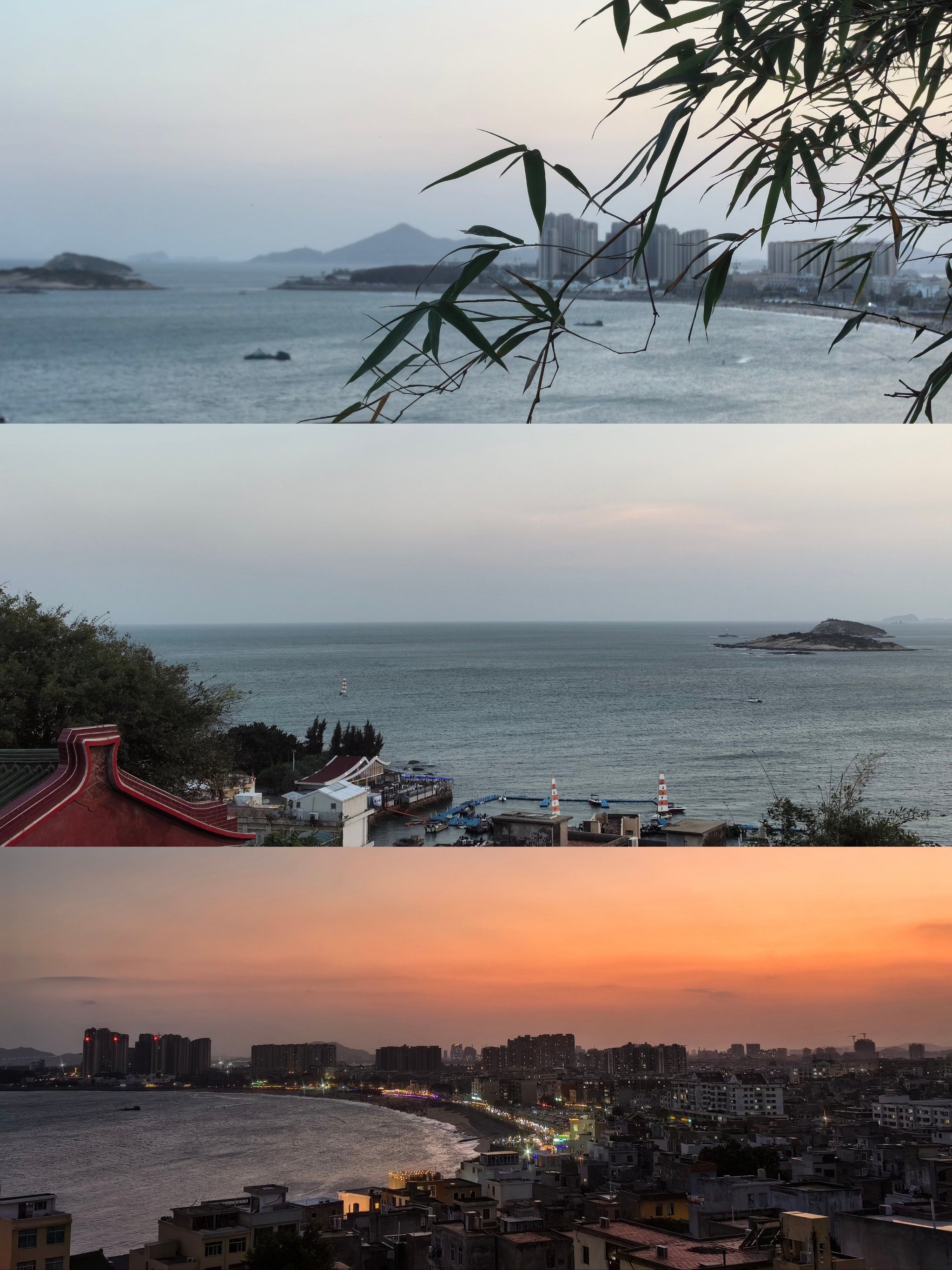 文公祠.南门湾落日