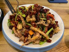 干煸鱿鱼须-陈傻子餐厅(世纪都会店)