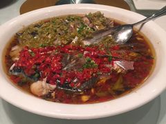 双椒鱼头-翠清酒家(万丰路店)