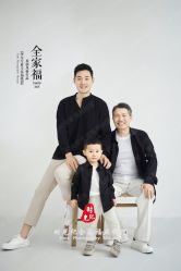 -时光纪亲子全家福照相馆(静安店母女写真父母纪念照)