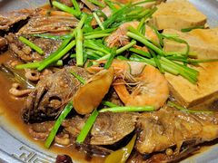 -东来菜馆•手抓海鲜家常菜•海鲜锅贴(鸽子窝店)