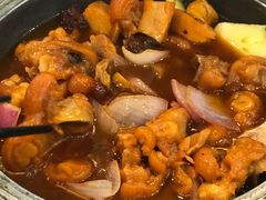 鲜菠话梅猪手煲-顺德人家食府(黄金广场店)