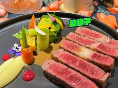 炭烤安格斯M5眼肉牛排-第101座花园餐厅(湖滨88店)