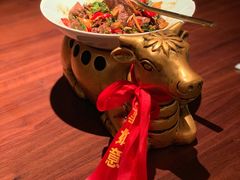 28秒爆炒黄牛肉-望湘园·洞庭渔宴(浦江欢乐颂店)