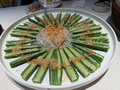 蒜蓉粉丝蒸秋葵-大鸽饭(岗顶店)