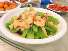 腐竹撈芥菜-东江海鲜酒家(艺都分店)