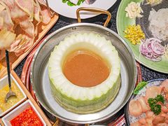 -得意咚瓜·顺德鱼生·冬瓜盅火锅