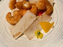 山药煎炒虾-洛缦音乐餐厅(工业展览馆万象城店)