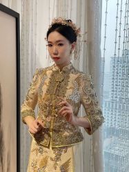 -懿沉香中式嫁衣礼服秀禾服龙凤褂马来褂旗袍总店