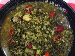 有点淡的咸菜龙虾-洪福龙虾
