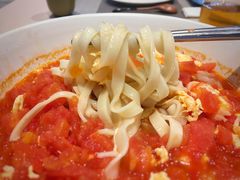 西红柿虾仁鸡蛋面-古点料理