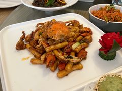 鲜蟹炒年糕-日出青木