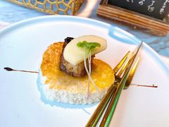 法式香煎鹅肝(客)-蜜桃花开·中西融合菜E&W(南长街店)