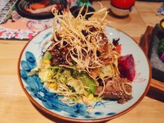 烤牛肉沙拉-鲔吞·和牛寿喜烧(闵行区绿瘦酒店)
