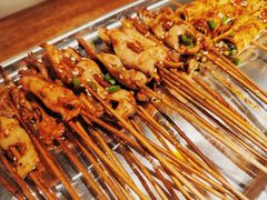 小竹签猪颈肉-吉·拾串烧烤专门店(领show天地店)