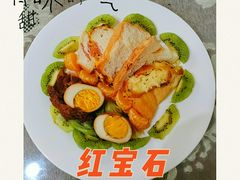 火腿芝士吐司面包-红宝石·鲜奶小方·海派西点房(控江店)